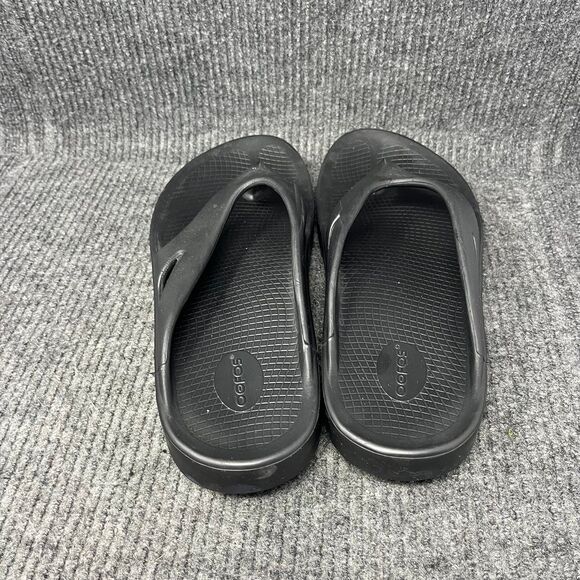 OOFOS Ooriginal Sport Flip Flop Recovery Slide Sandals Black Mens Size 14 US - Picture 4 of 6